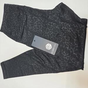 Scorpio Sol Snake Black Leggings Small NEW Workout Gym Running Casual